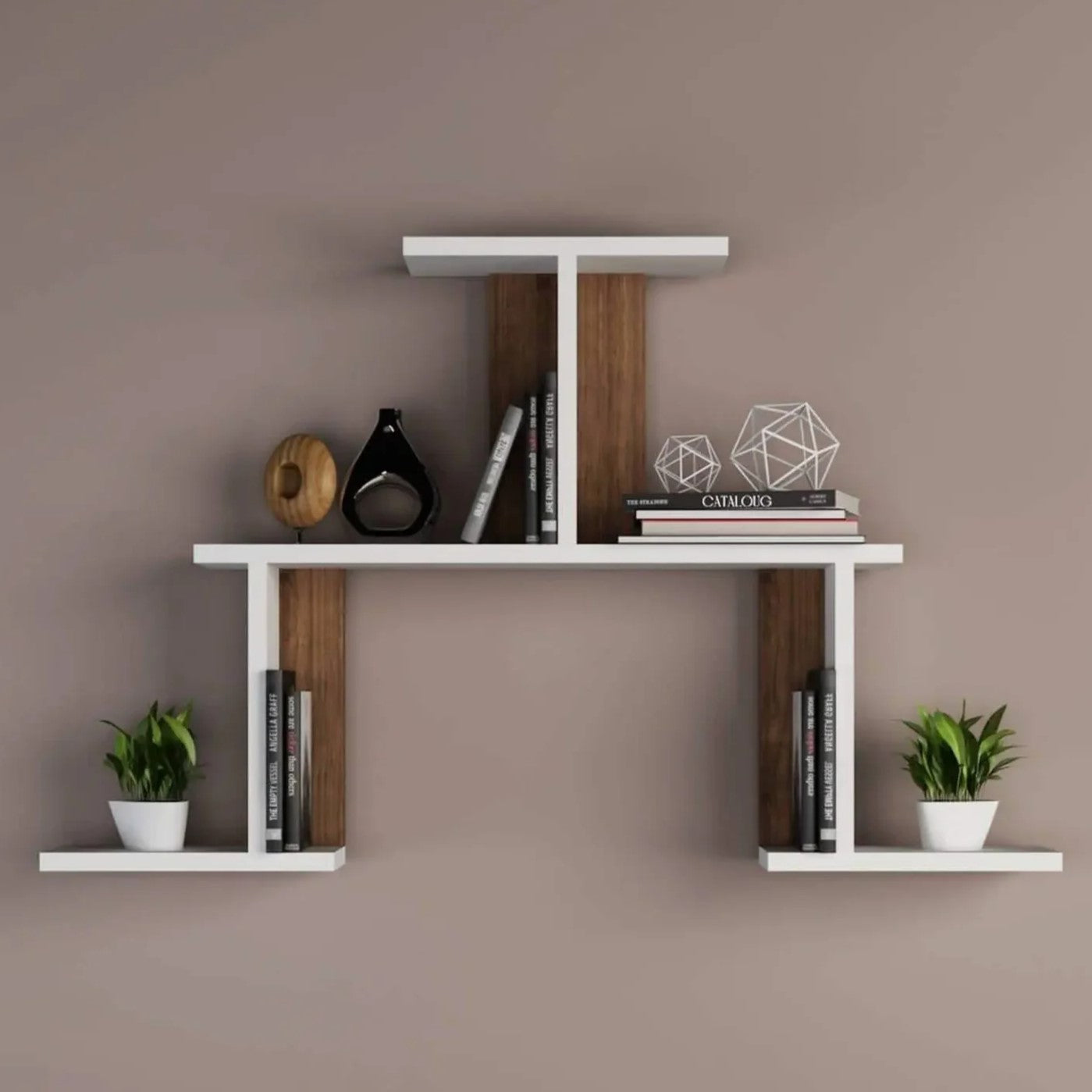 وحدة أرفف ام دي اف، 100*15*60 سم