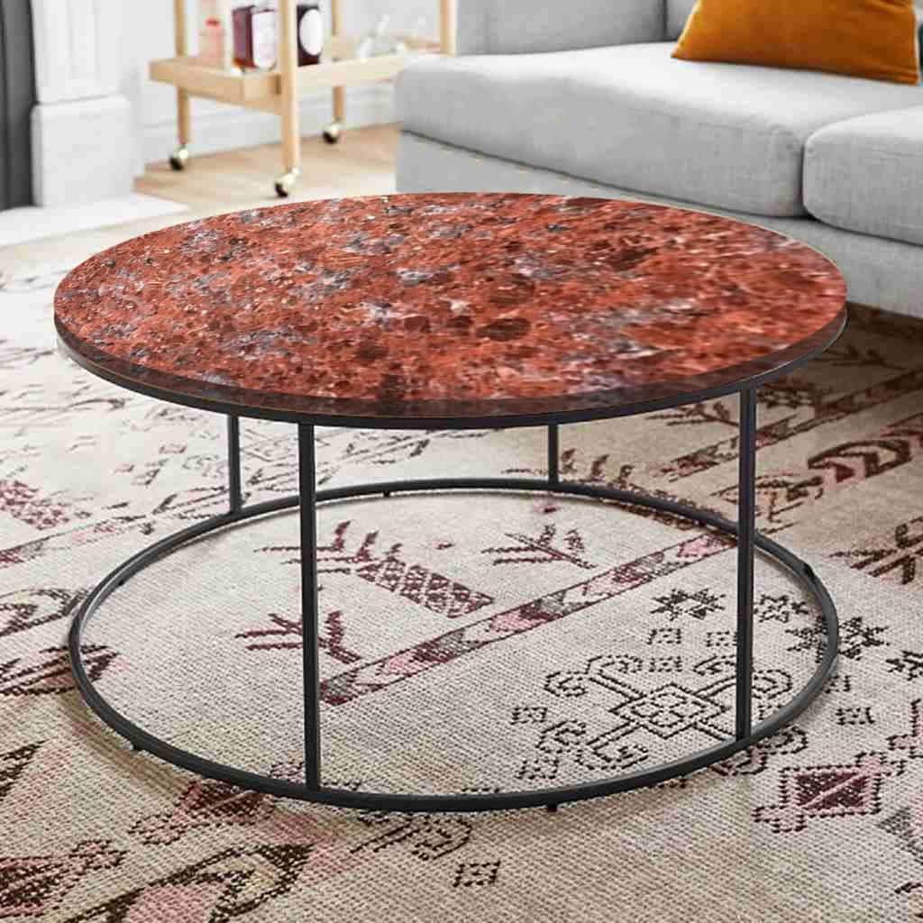ترابيزة قهوة بسطح جرانيت 70*45 سم - LUS53 - Homix