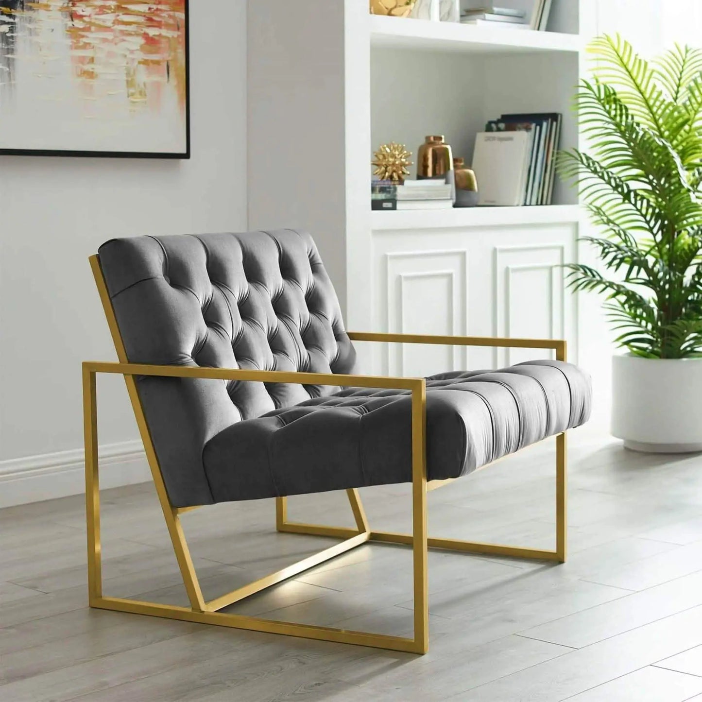 كرسي استرخاء معدن 70*80*80 سم - CH56 - Homix