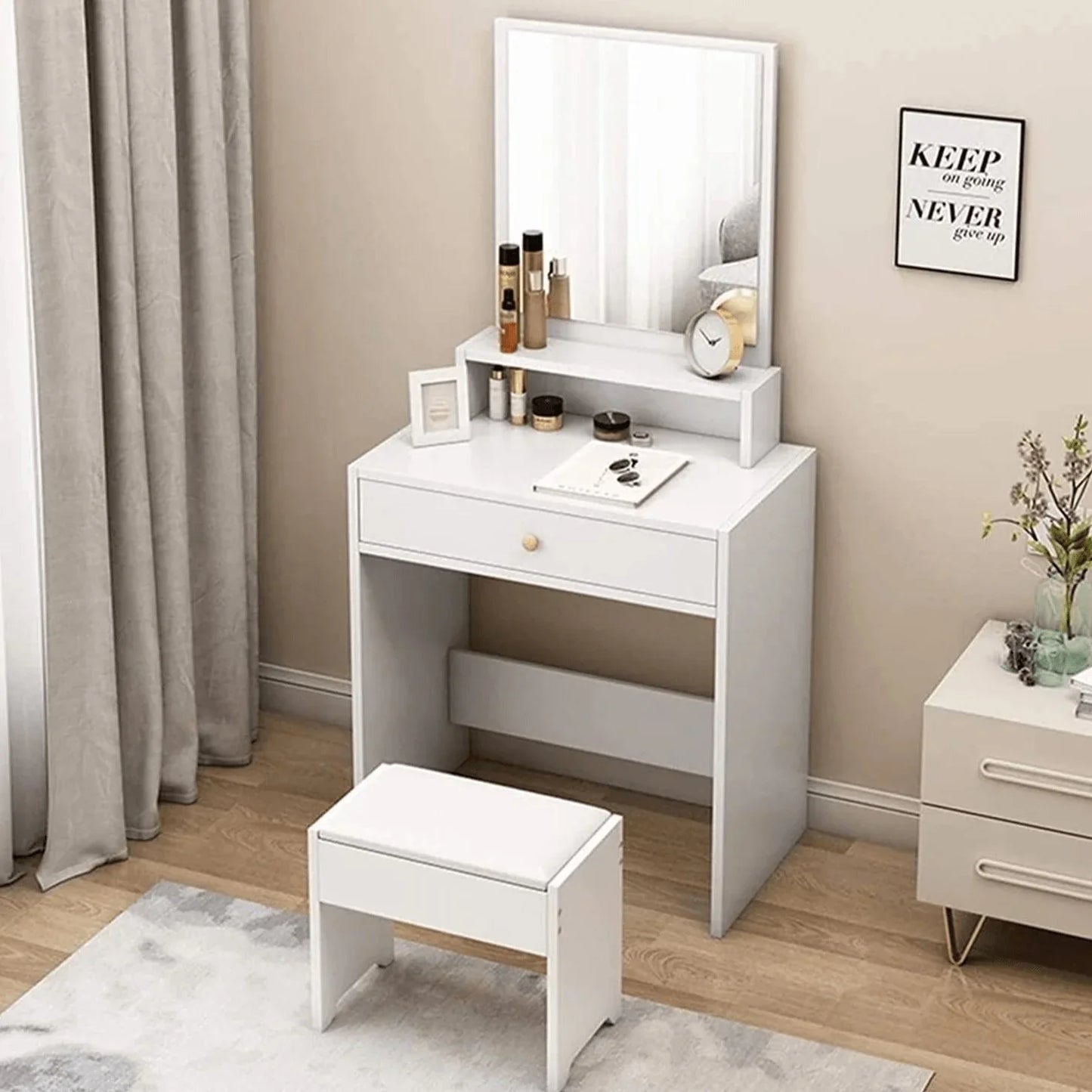 تسريحة ام دي اف، 60*35*140 سم