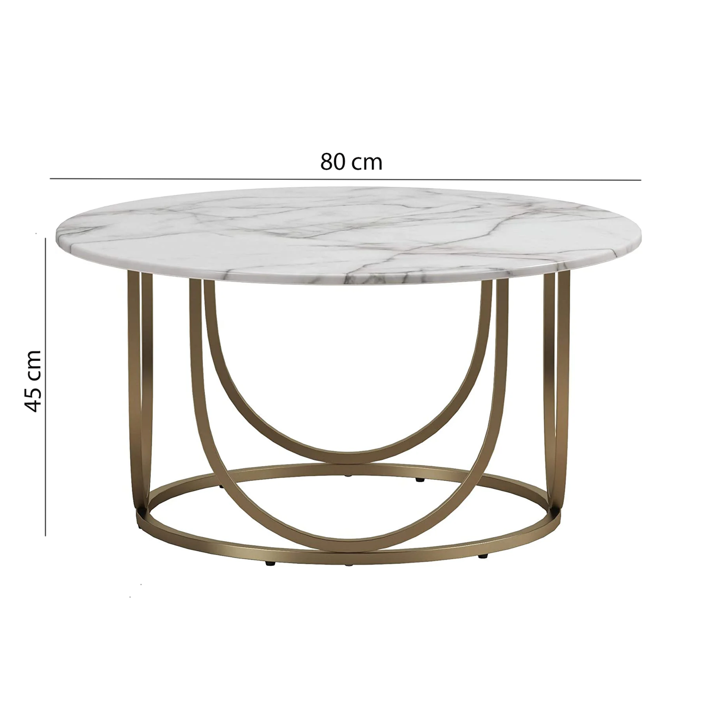 ترابيزة قهوة معدن 80*80*45 سم - CH256