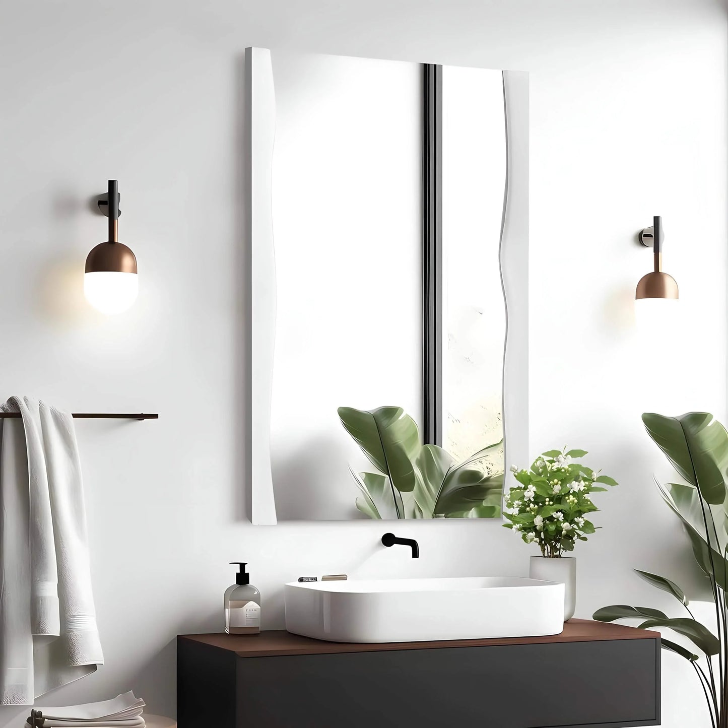 مرايا حائط زان، 60*120 سم