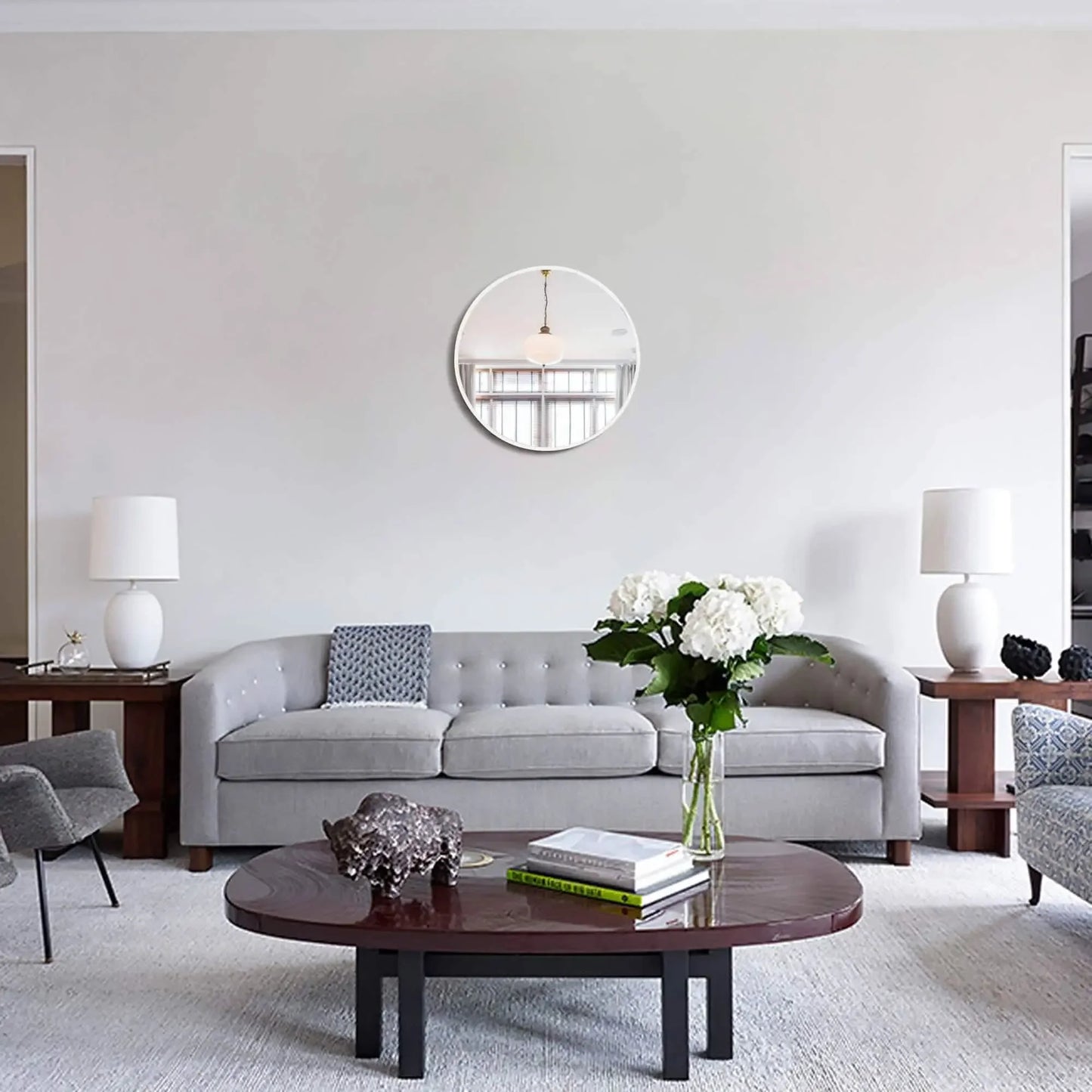 مرايا بإطار معدن، 75*75 سم