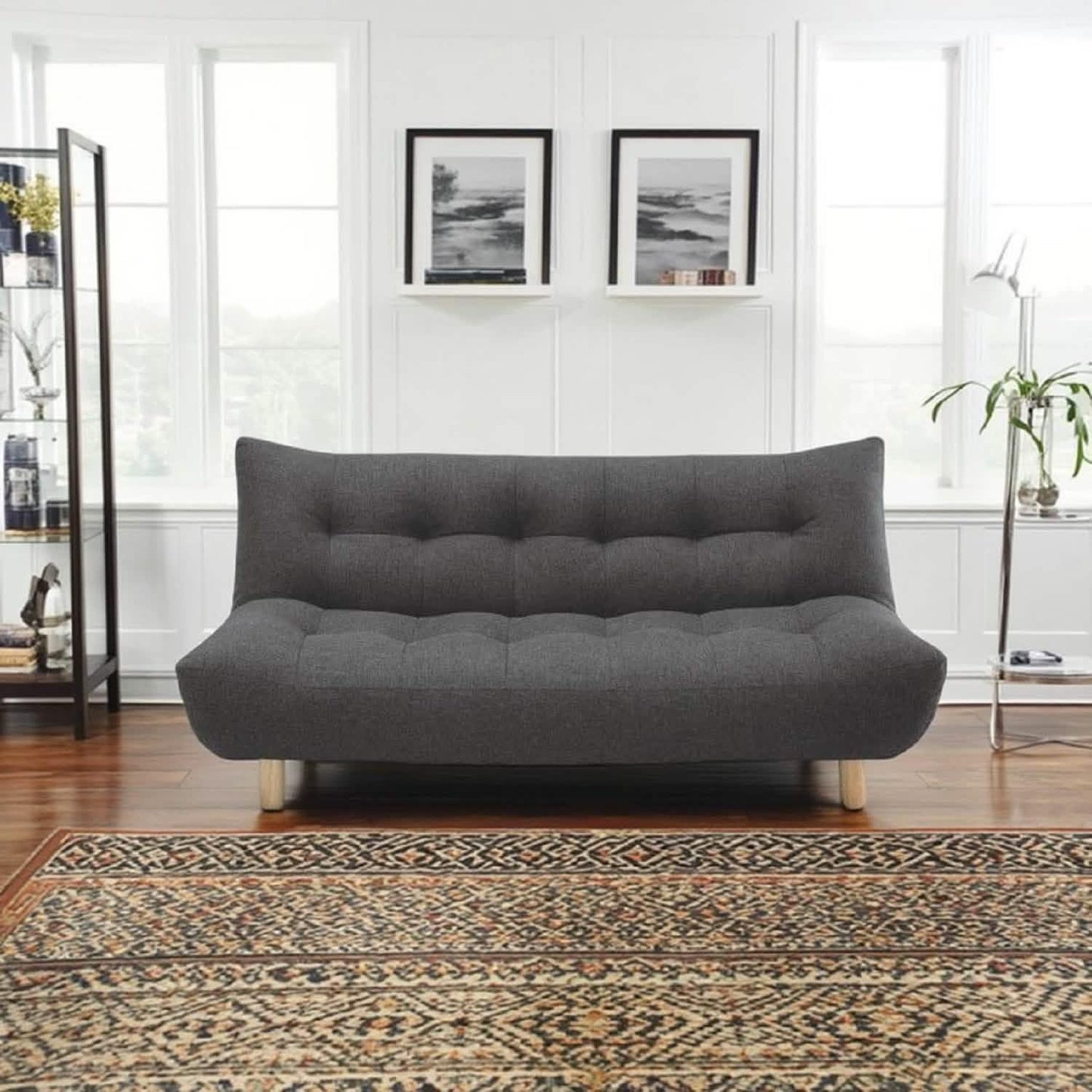 كنبة سرير خشب زان أحمر، 180*60*80 سم