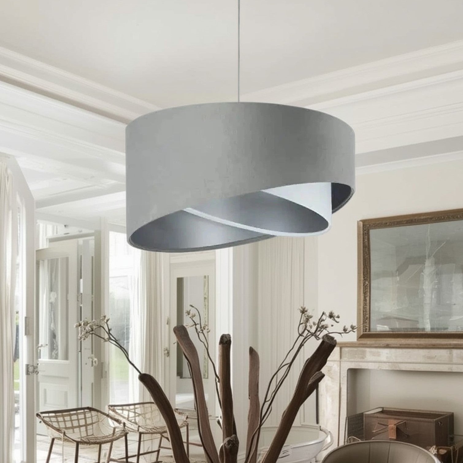 نجفة معدن، 70*50 سم