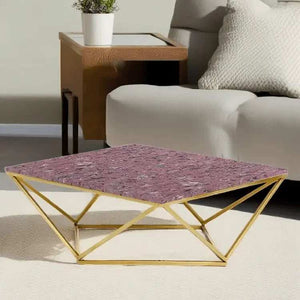 ترابيزة قهوة بسطح جرانيت 80*80*45 سم - LUS8 - Homix