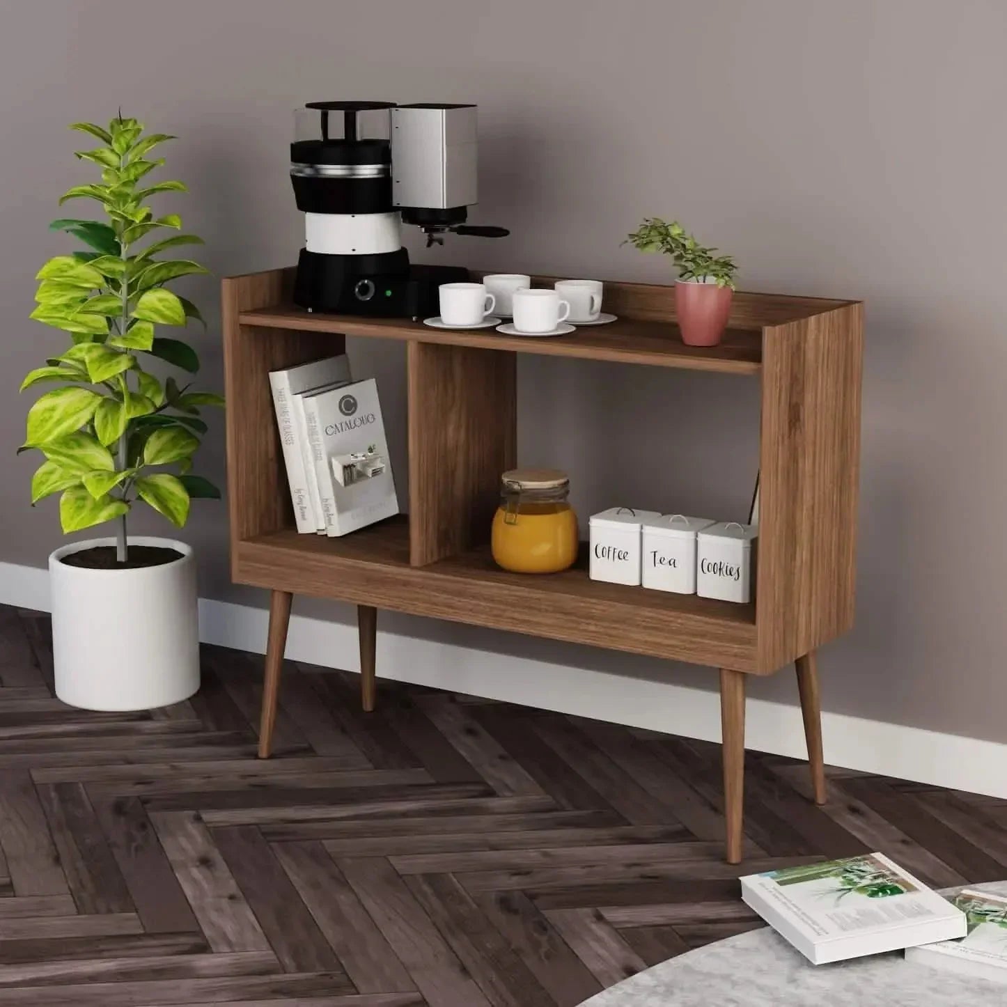 كوفي كورنر ام دي اف، 80*30*80 سم