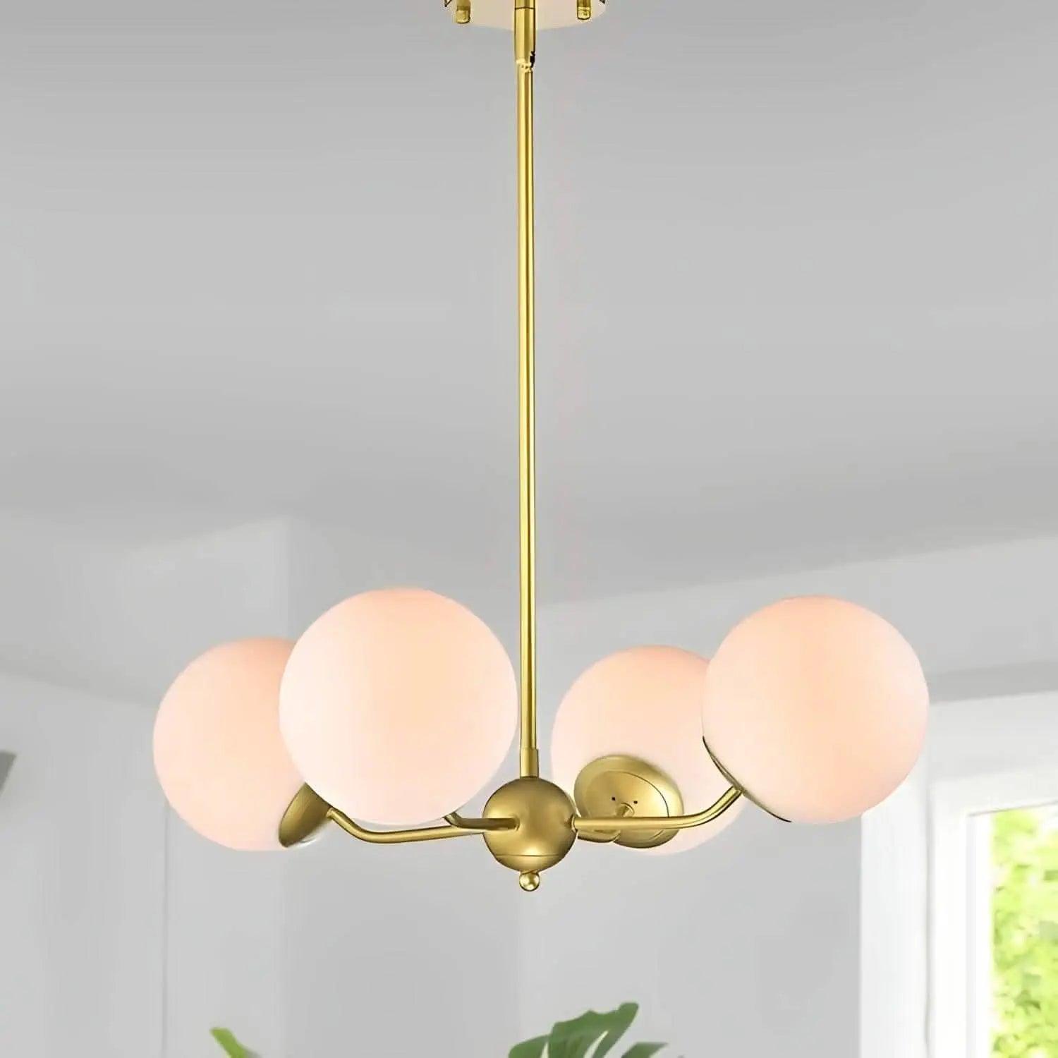 نجفة معدن و زجاج 80*45 سم - YLG12 - Homix