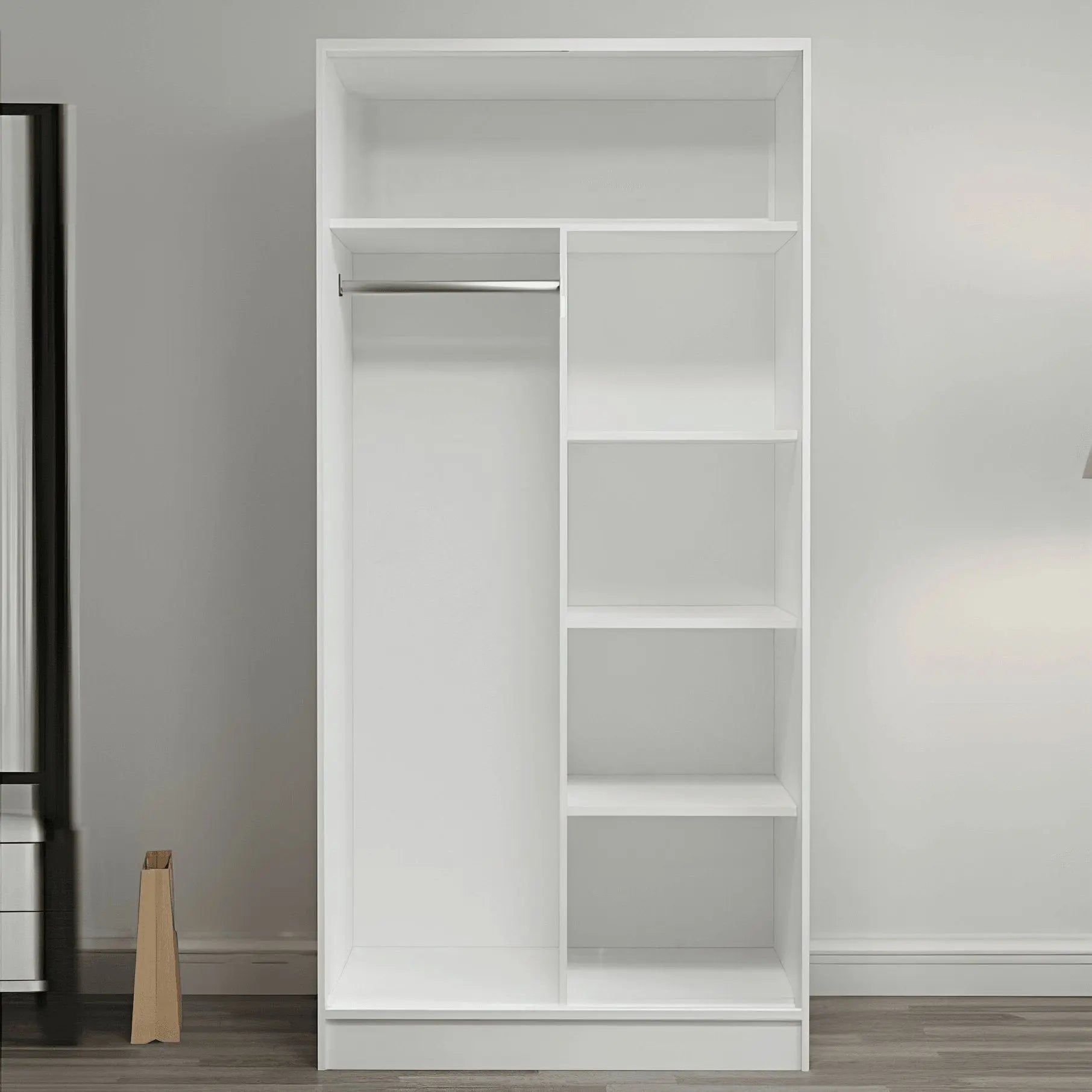 دولاب خشب ام دي اف، 80*50*180 سم