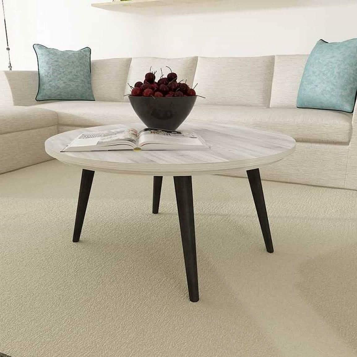 ترابيزة قهوة ام دي اف، 80*80*40 سم