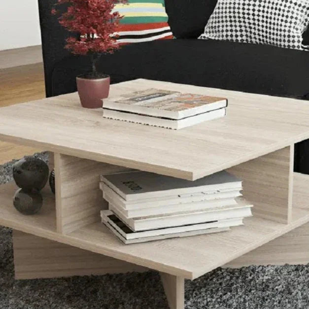 ترابيزة قهوة ام دي اف، 80*80*40 سم