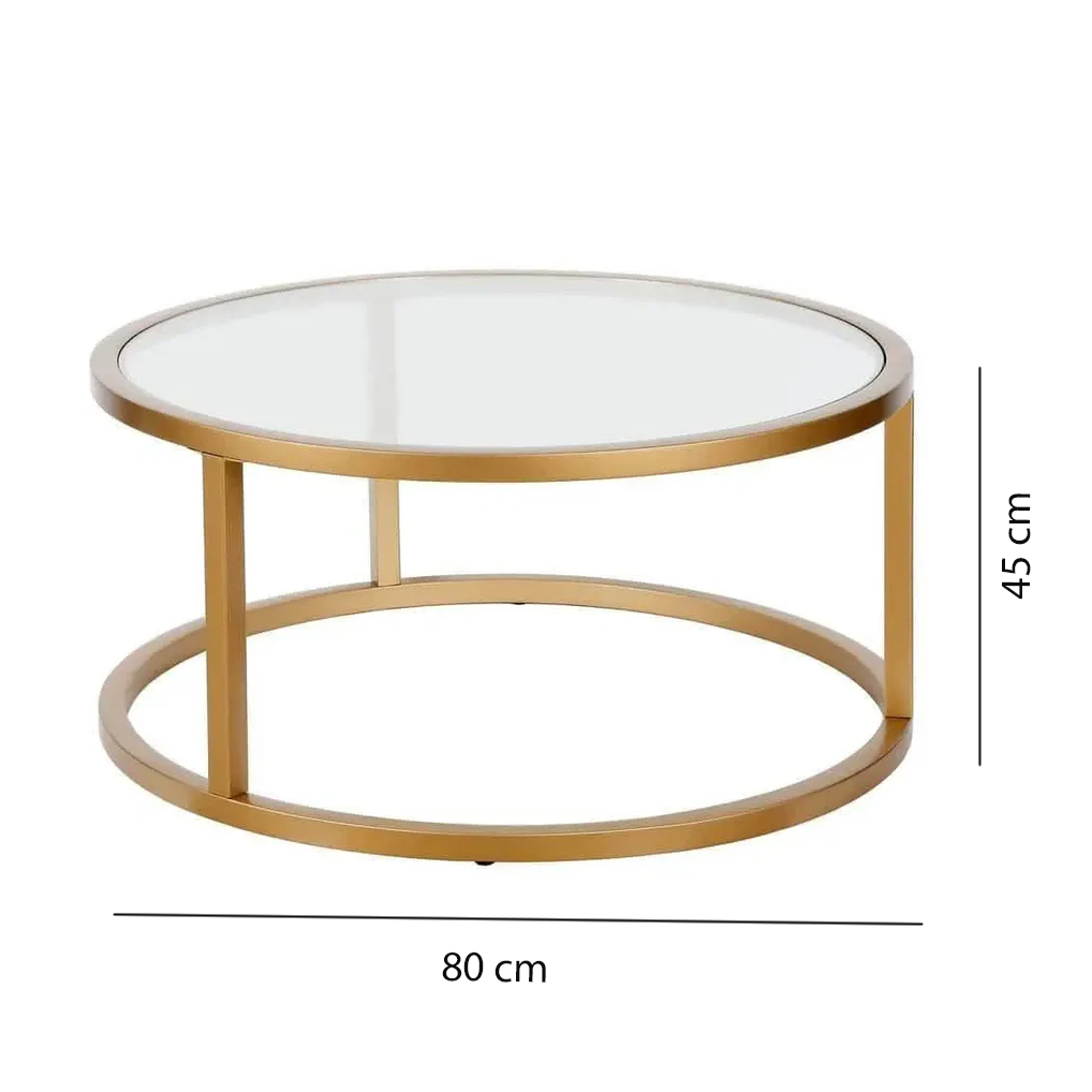 ترابيزة قهوة معدن 80*80*45 سم - CH209