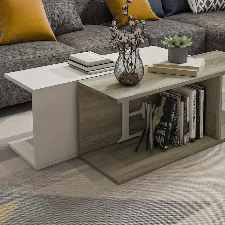 ترابيزة قهوة مزدوجة، 90*60*35 سم