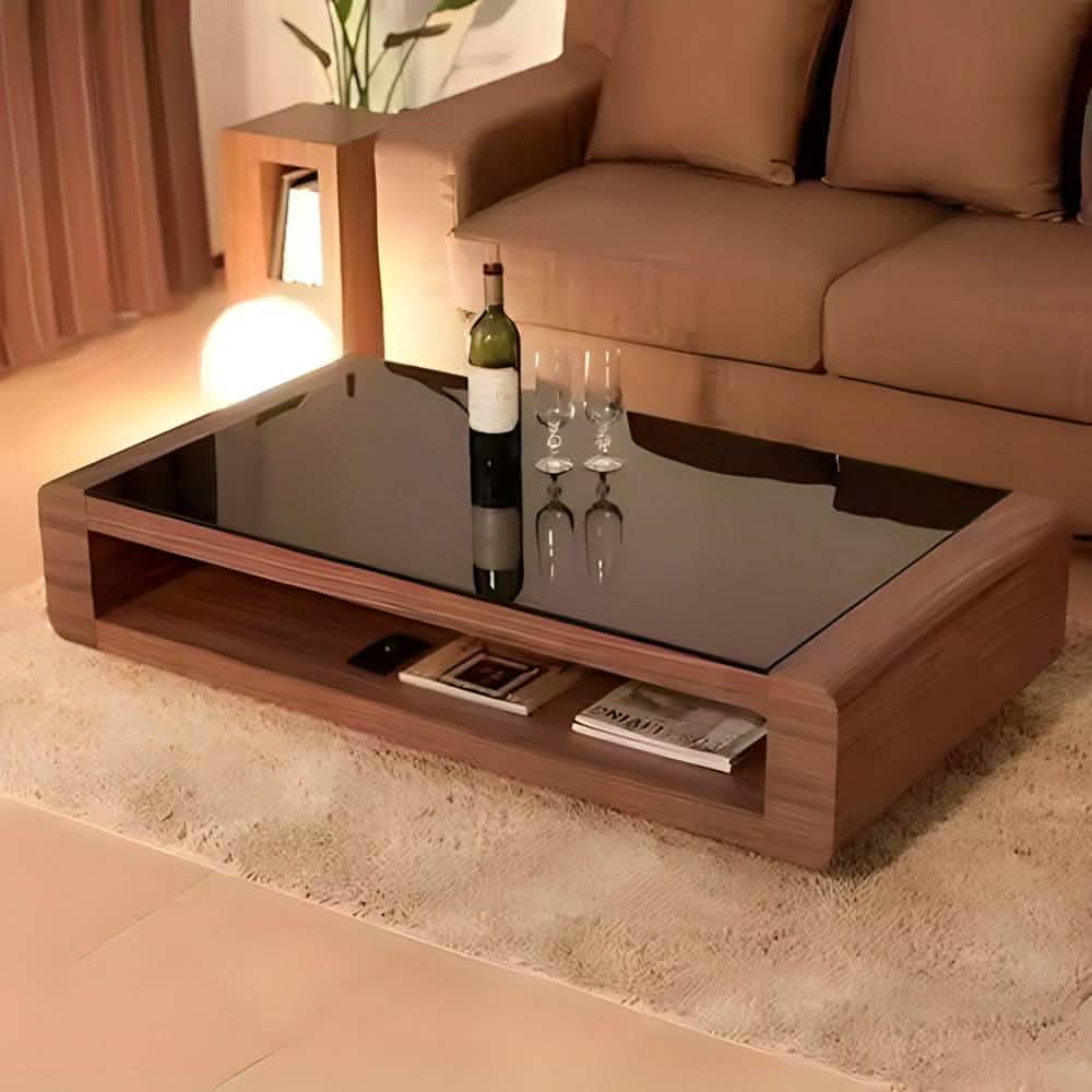 تسوق الأن من هومكس  ترابيزة قهوة خشب ام دي اف 90*50*45 سم - HOM116 بأفضل سعر وأفضل جودة