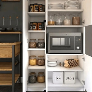 وحدة تخزين مطبخ أبيض 90*40*170 سم - CLG28 - Homix