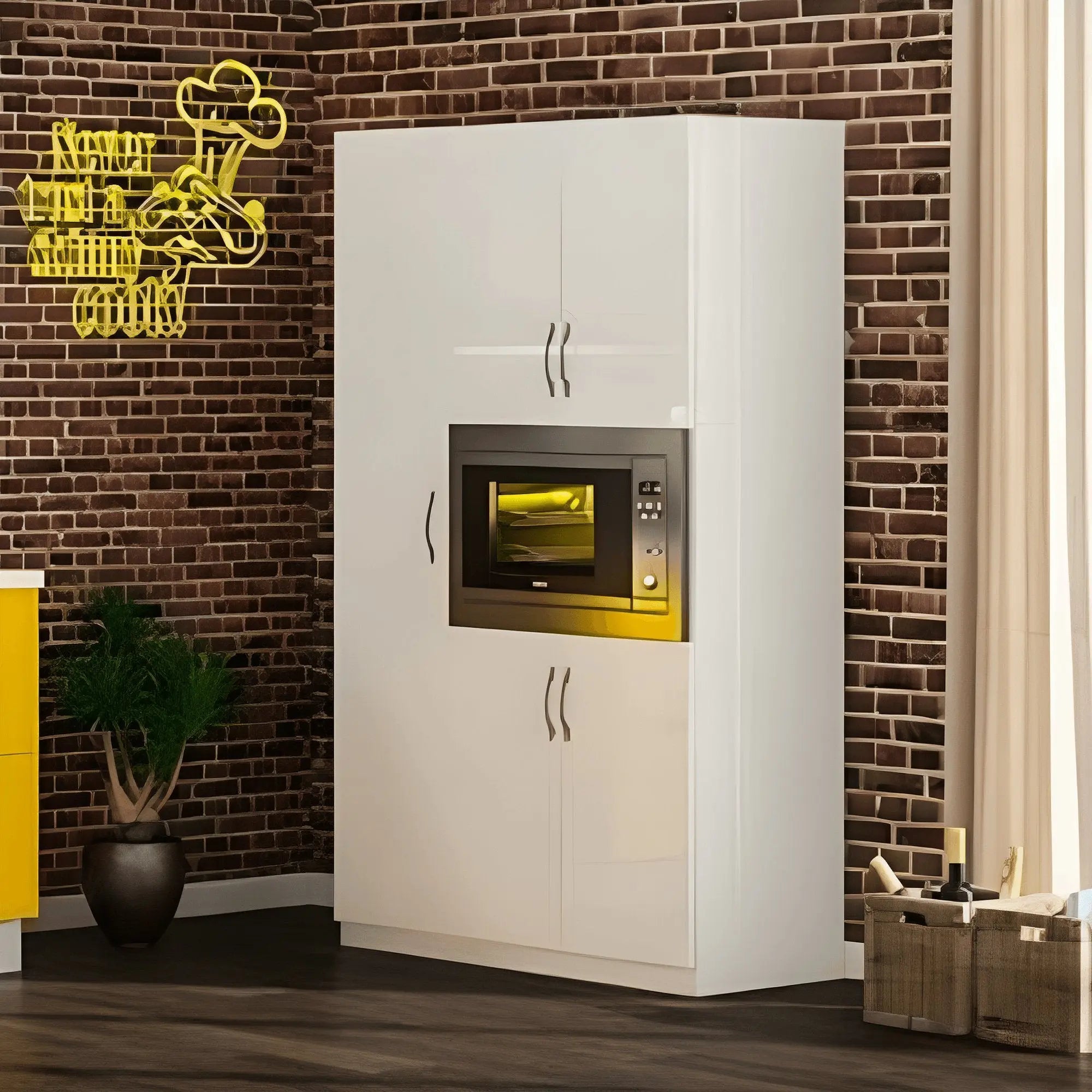 وحدة تخزين ام دي اف 90*42*170 سم - CLG2 - Homix