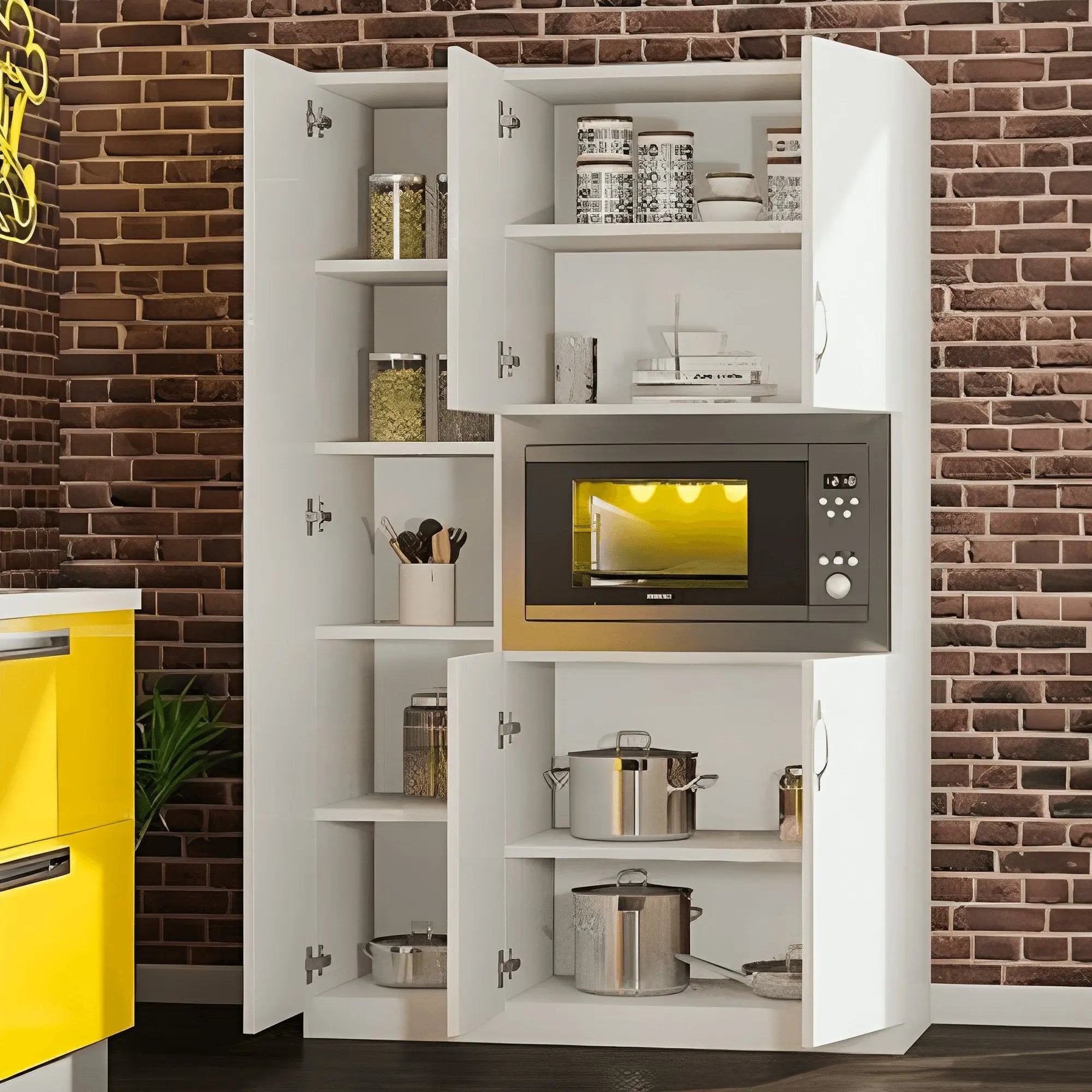 وحدة تخزين ام دي اف 90*42*170 سم - CLG2 - Homix