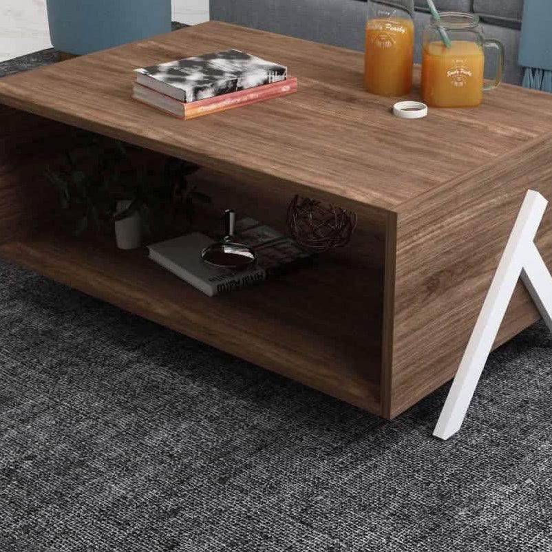 ترابيزة قهوة ام دي اف، 90*60*40 سم