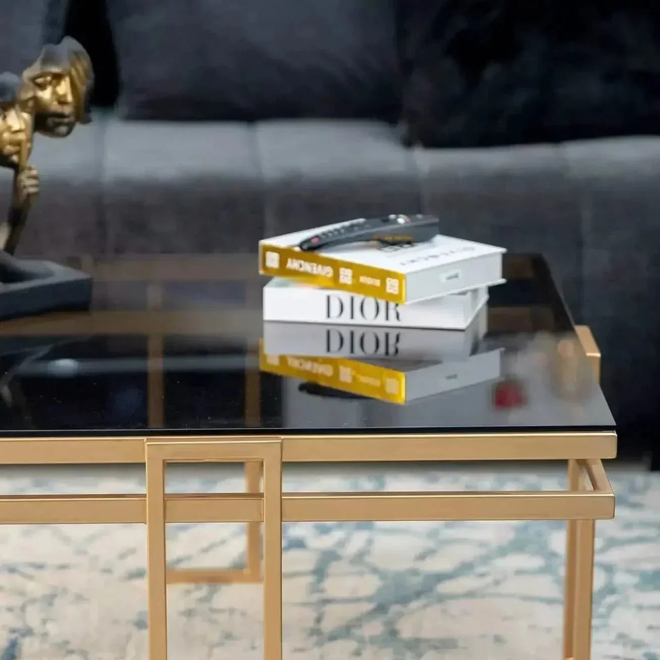 ترابيزة قهوة ستيل، 90*90*45 سم