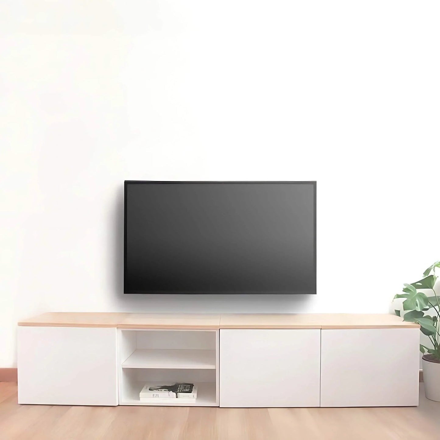 ترابيزة تليفزيون ام دي اف، 180*35*45 سم