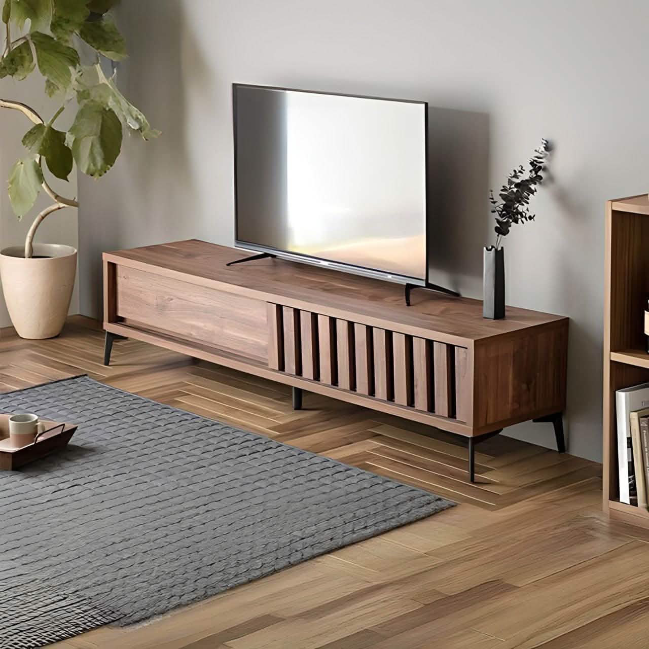 ترابيزة تليفزيون ام دي اف 160*30*40 سم - BAL85 El Batal Furniture
