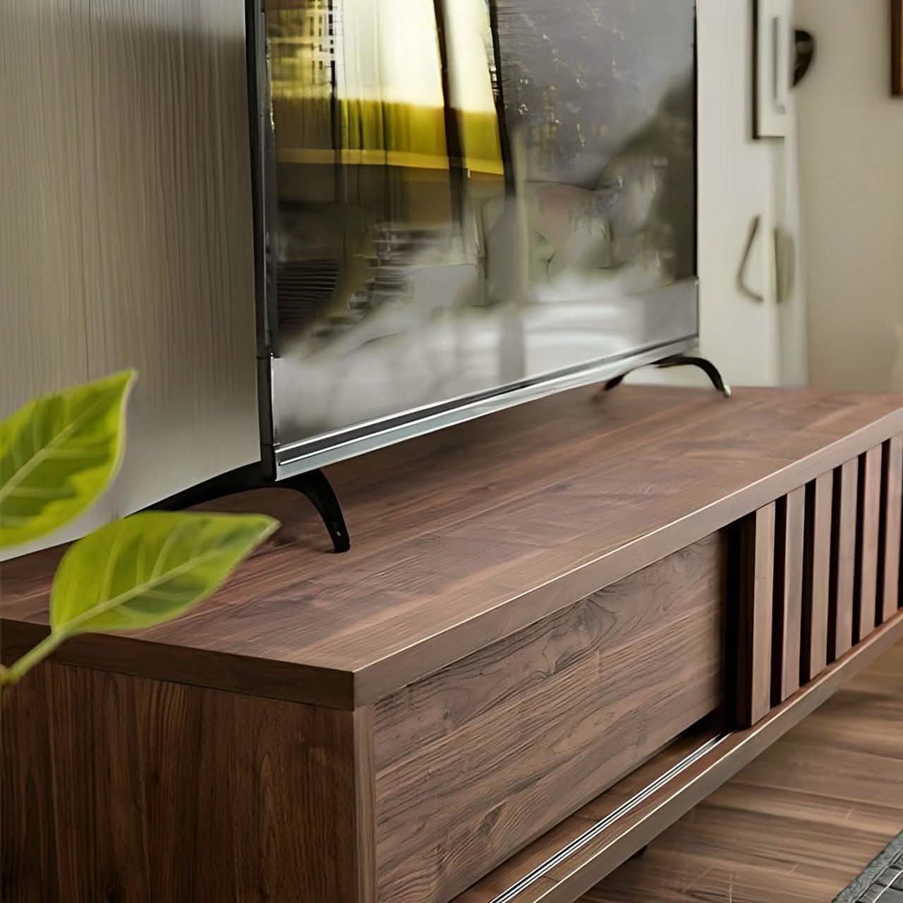ترابيزة تليفزيون ام دي اف 160*30*40 سم - BAL85 El Batal Furniture