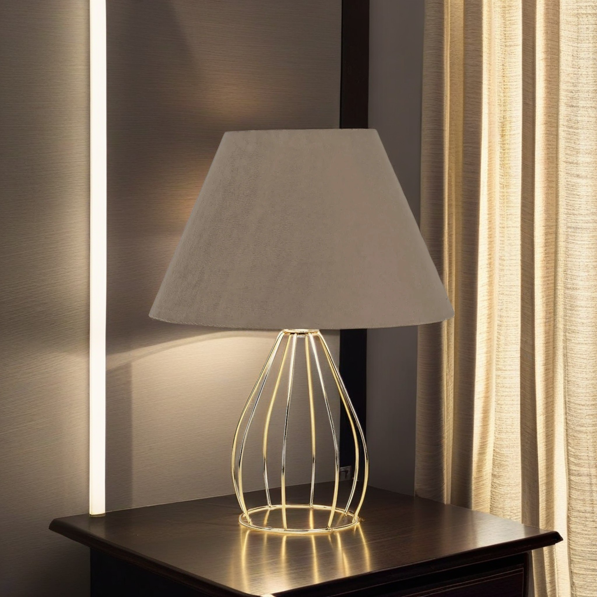 أباجورة معدن، 35*58 سم