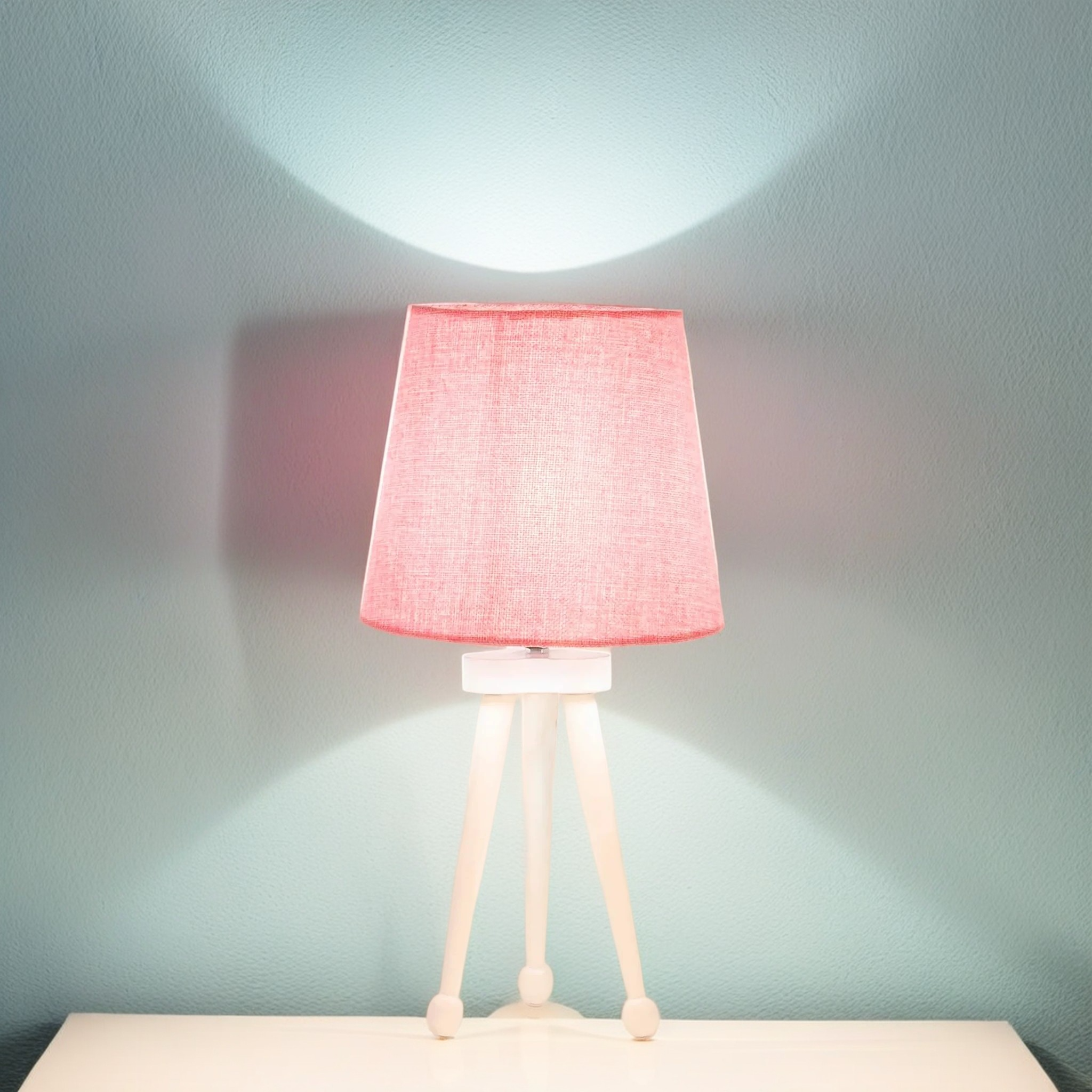 أباجورة خشب زان، 23*45 سم