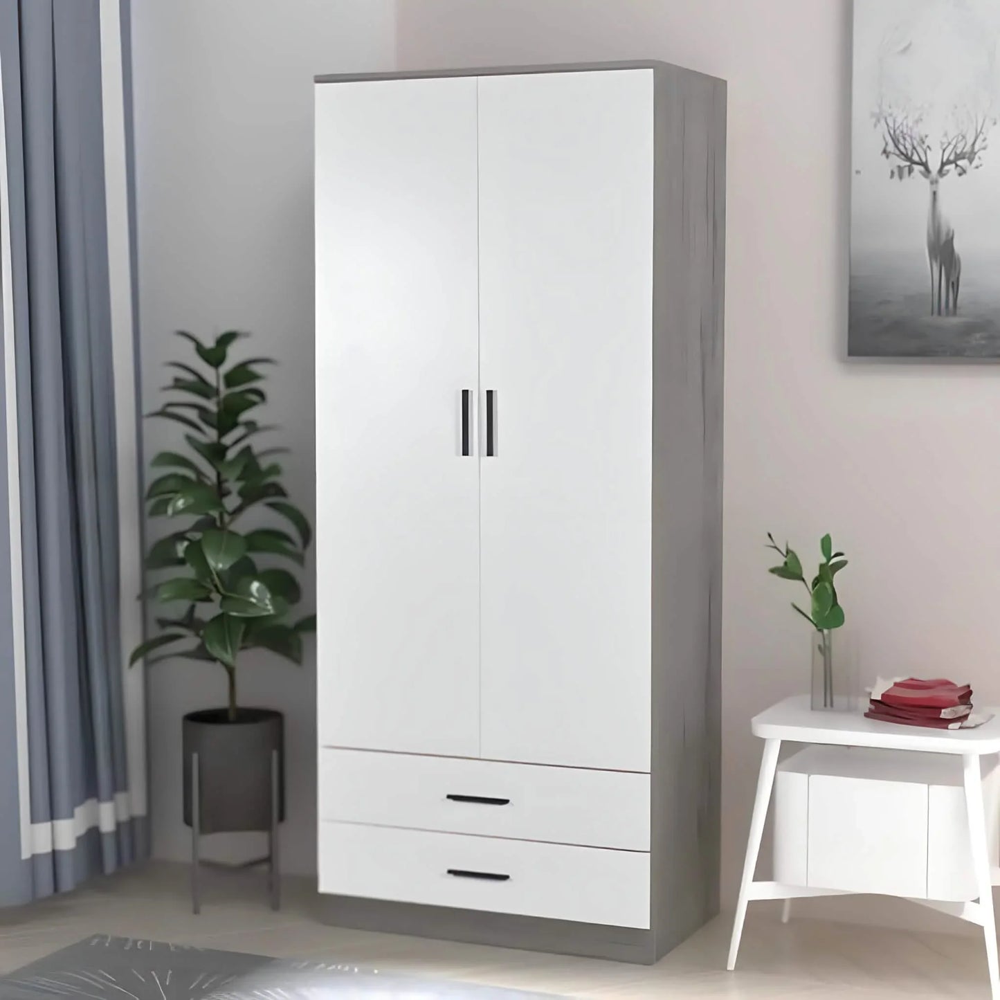 دولاب خشب ام دي اف، 70*42*200 سم