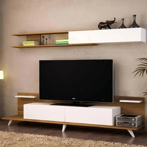 ترابيزة تليفزيون بأرفف علوية خشب ام دي اف - CLG277 - Homix