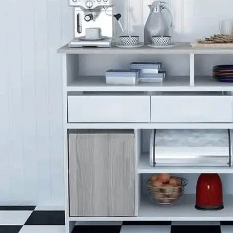 وحدة تخزين مطبخ خشب ام دي اف