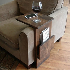 ترابيزة جانبية خشب موسكي، 30*25*60 سم