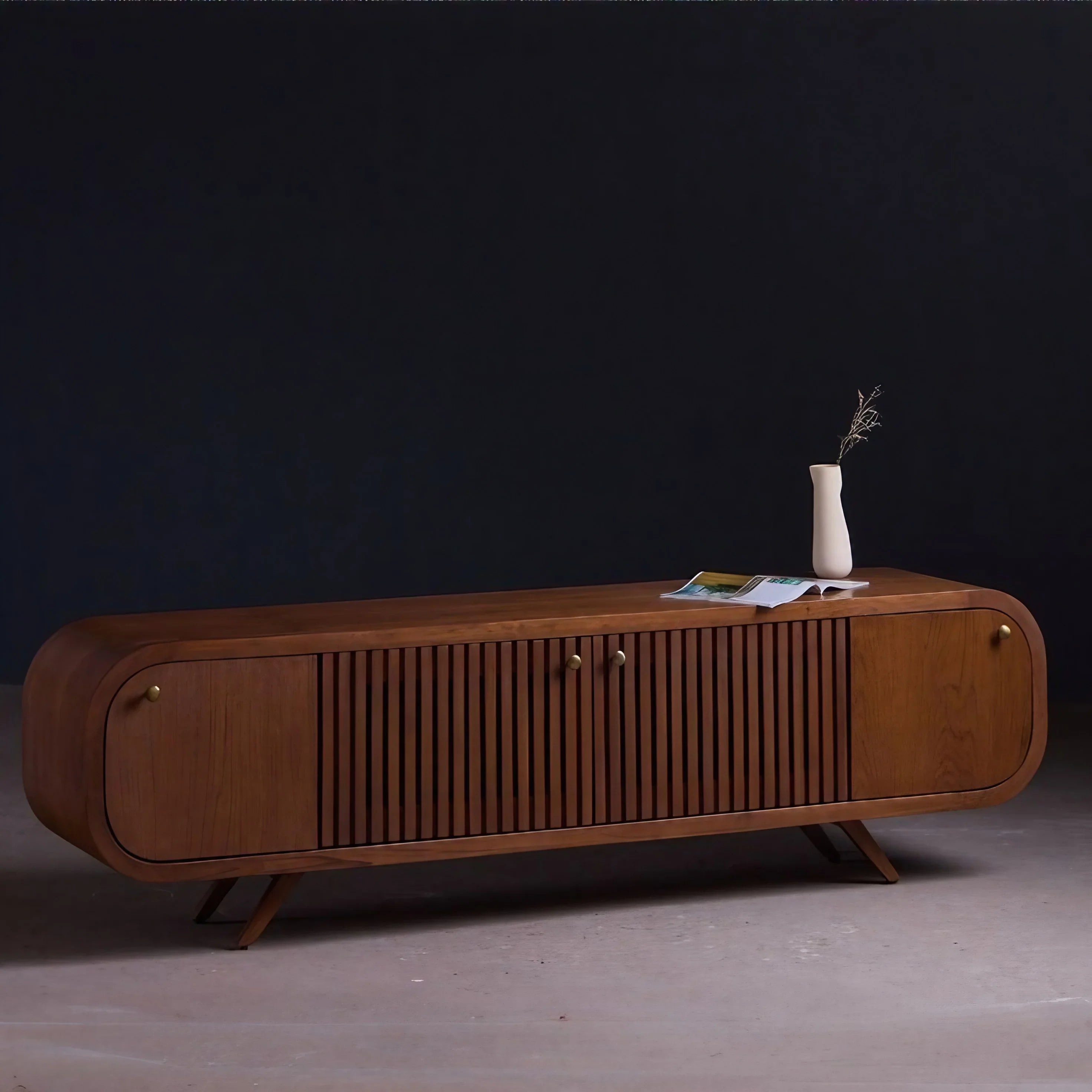 ترابيزة تليفزيون خشب كونتر، 160*40*50 سم