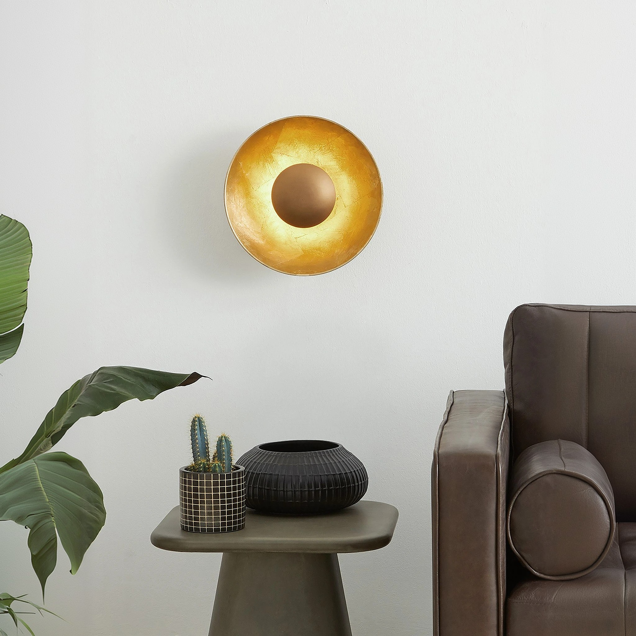 أبليك حائط معدن، 34*34 سم