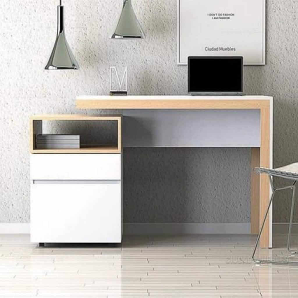 مكتب خشب ام دي اف, 140*60*75سم