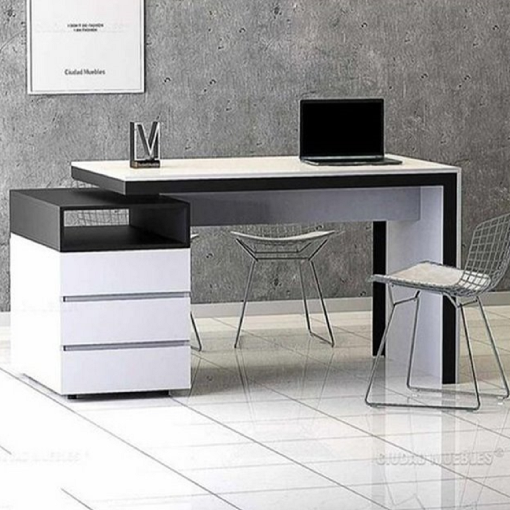 مكتب خشب ام دي اف, 140*60*75سم