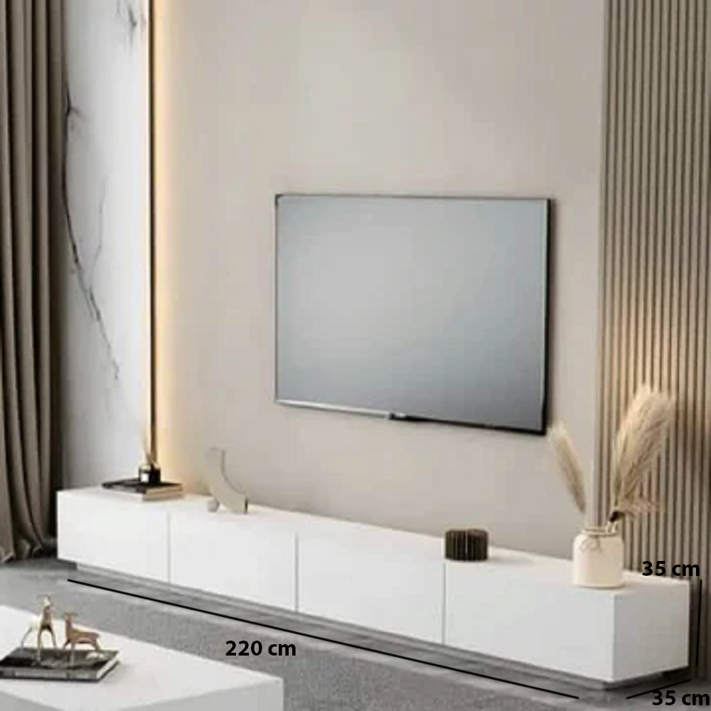 طقم ترابيزات أبيض ام دي اف اسباني - FUR29
