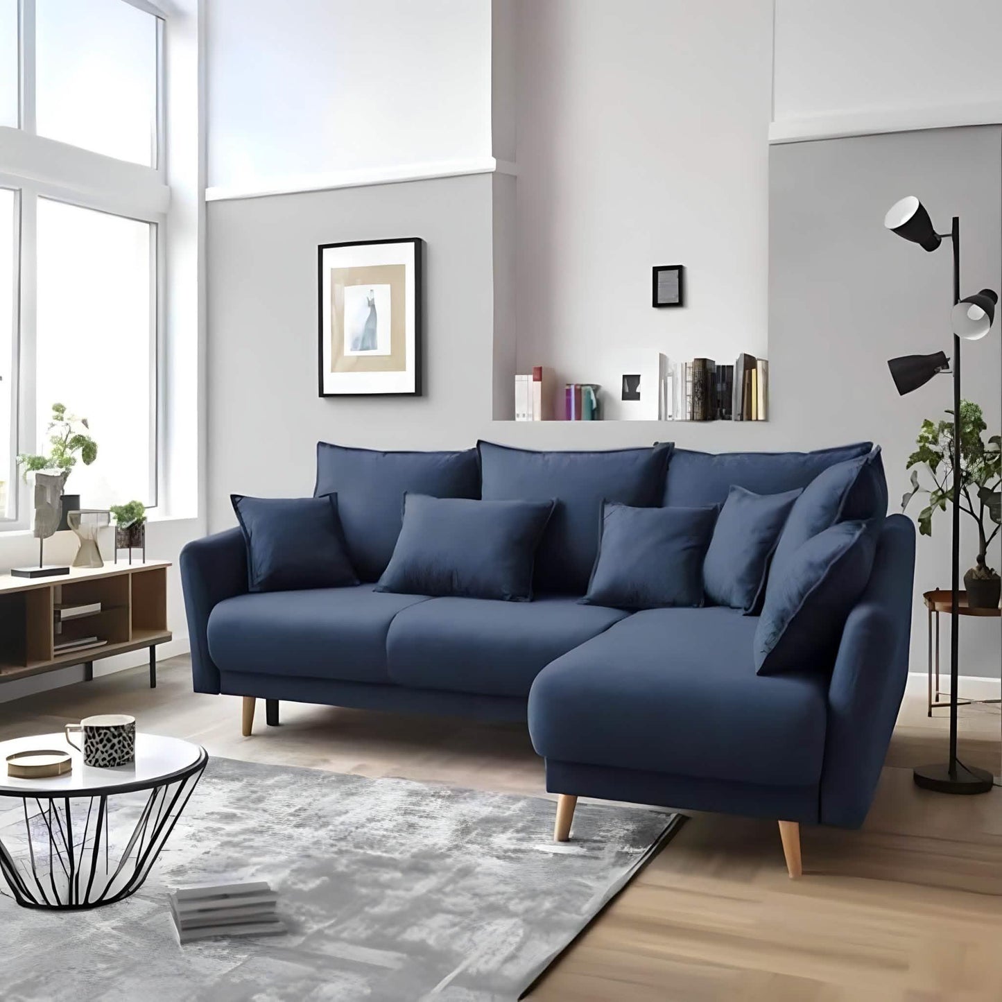 ركنة خشب زان أحمر، 260*180*75 سم