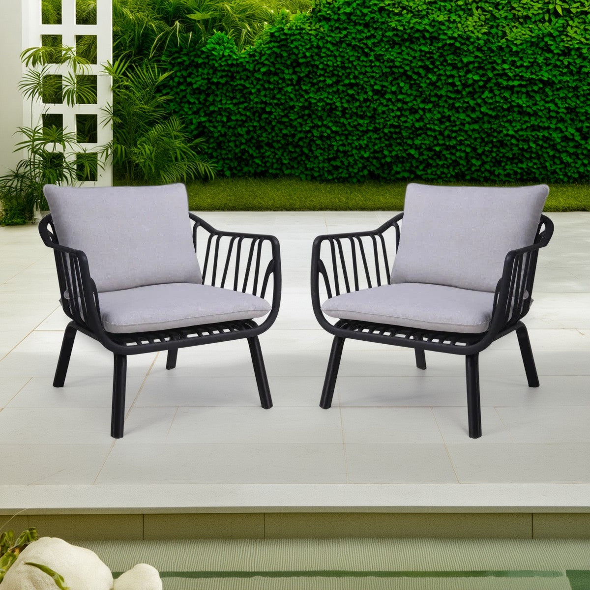 طقم خارجي ستيل، قطعتين