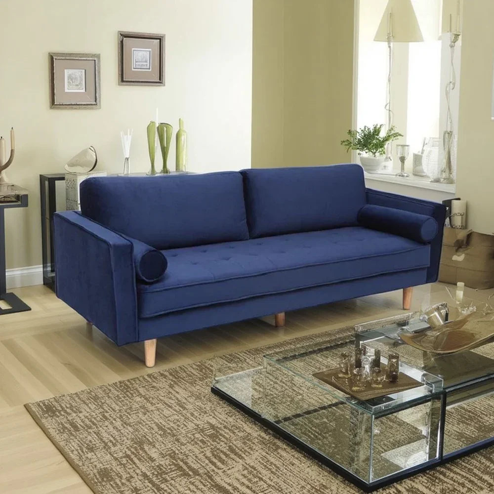 كنبة خشب زان أحمر، 200*65*80 سم