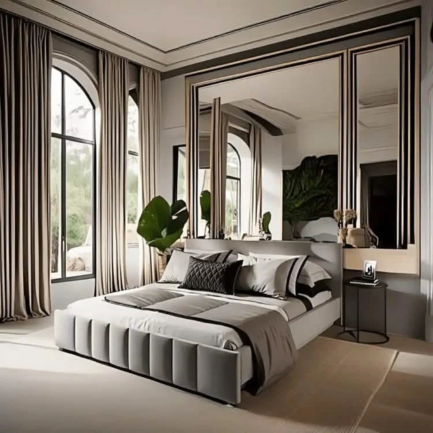 سرير كينج خشب كونتر، 160*195*120 سم