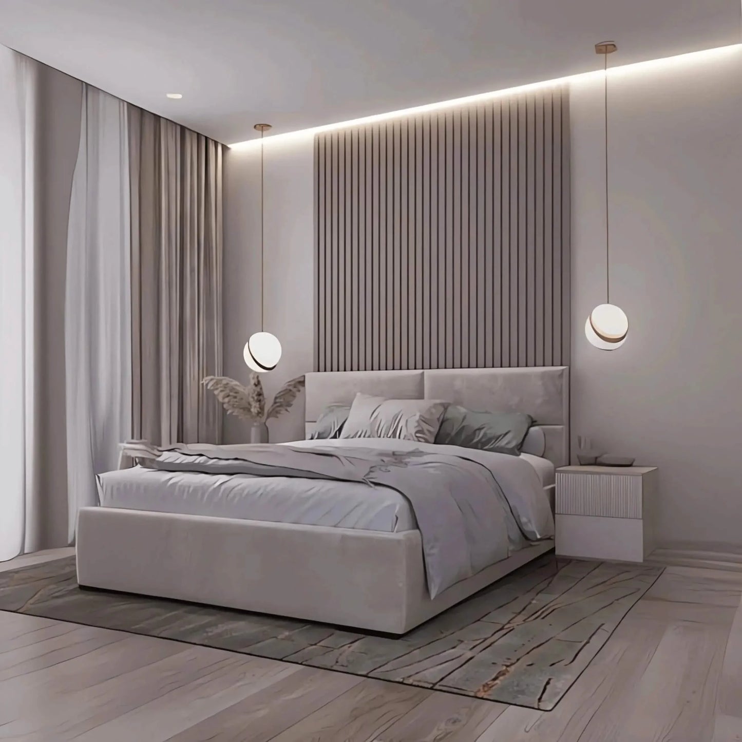 سرير فردي خشب كونتر، 100*195*120 سم