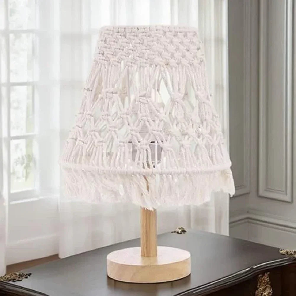 أباجورة خشب زان، 28*45 سم