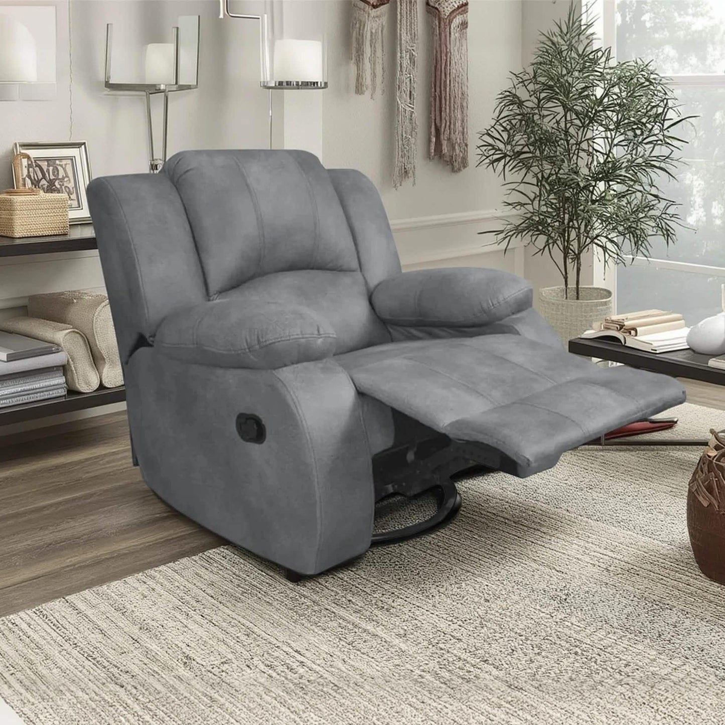 كرسي استرخاء ليزي بوي، خشب زان وموسكي، 90*80*100 سم