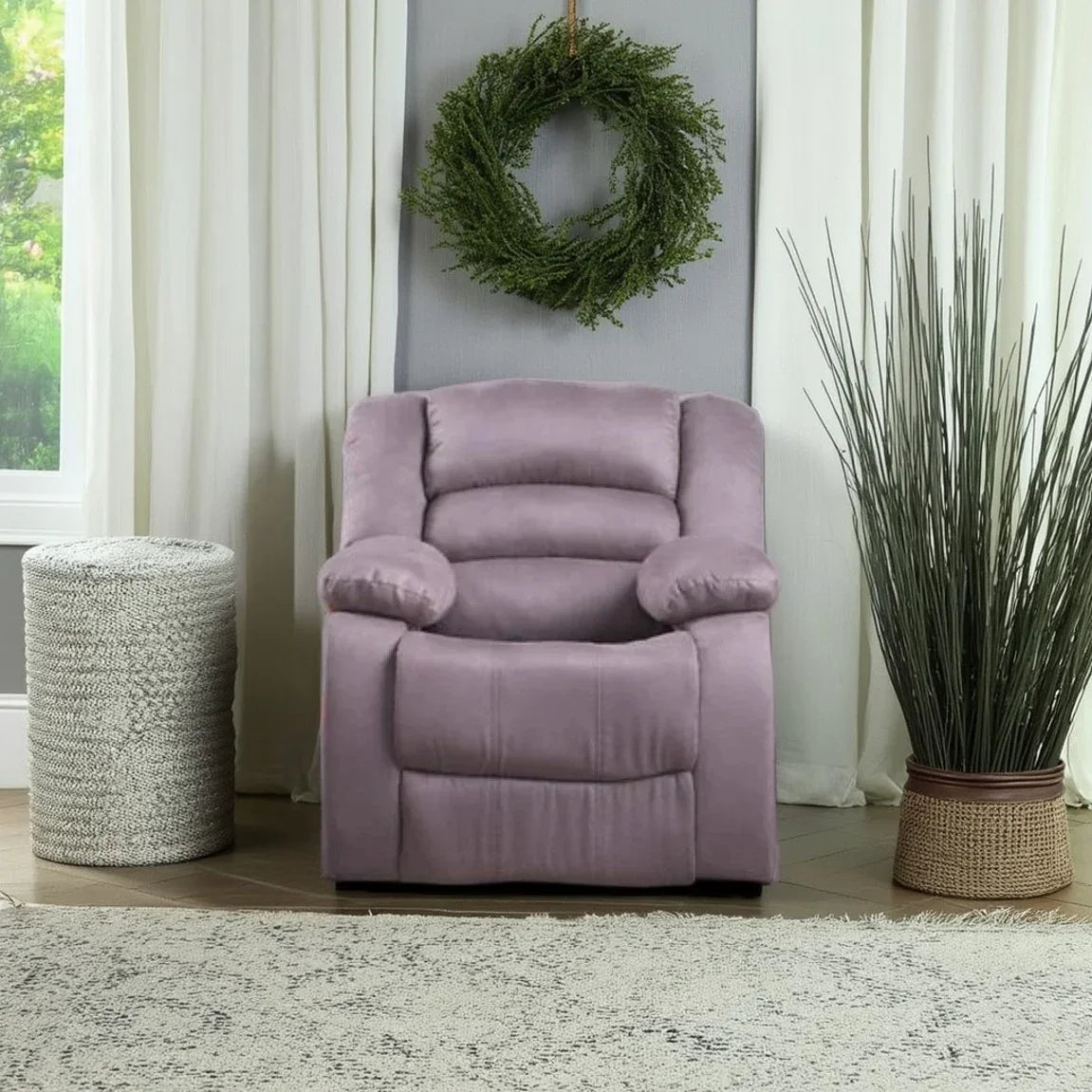 كرسي استرخاء ليزي بوي، خشب زان وموسكي، 90*80*100 سم