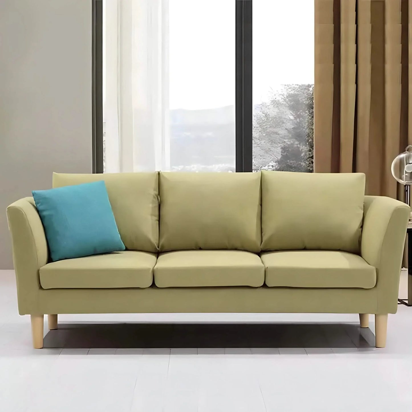 كنبة خشب زان أحمر، 200*65*75 سم