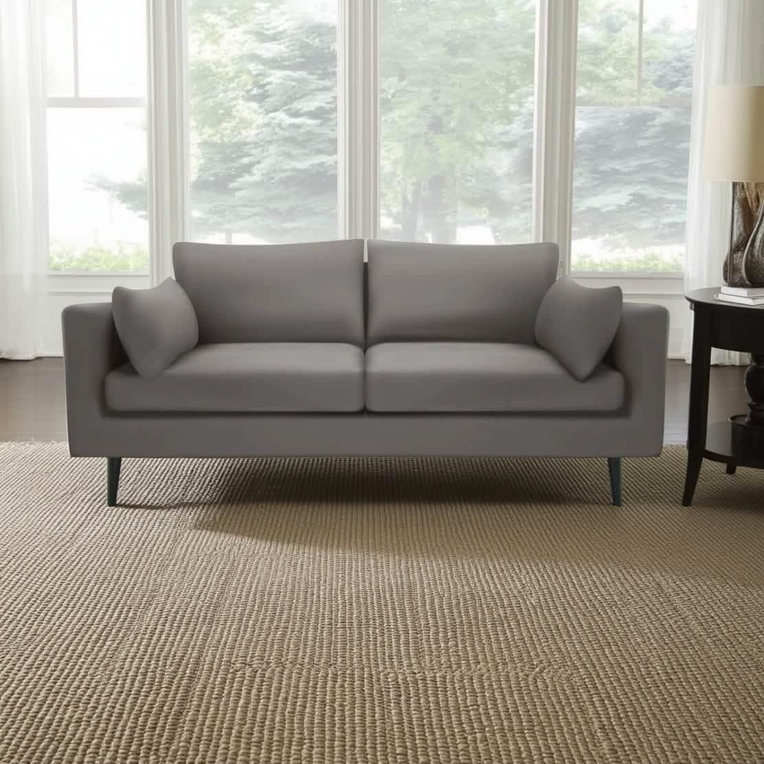 كنبة ثنائية خشب زان أحمر، 180*65*80 سم