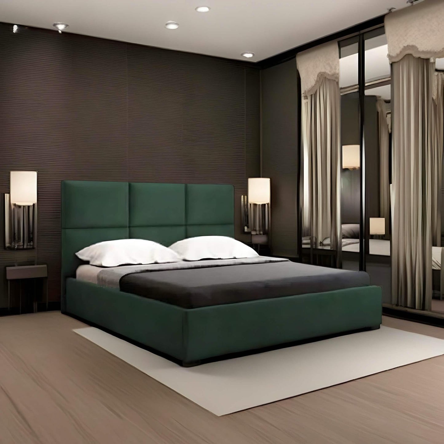 سرير فردي خشب موسكي، 120*195*120 سم