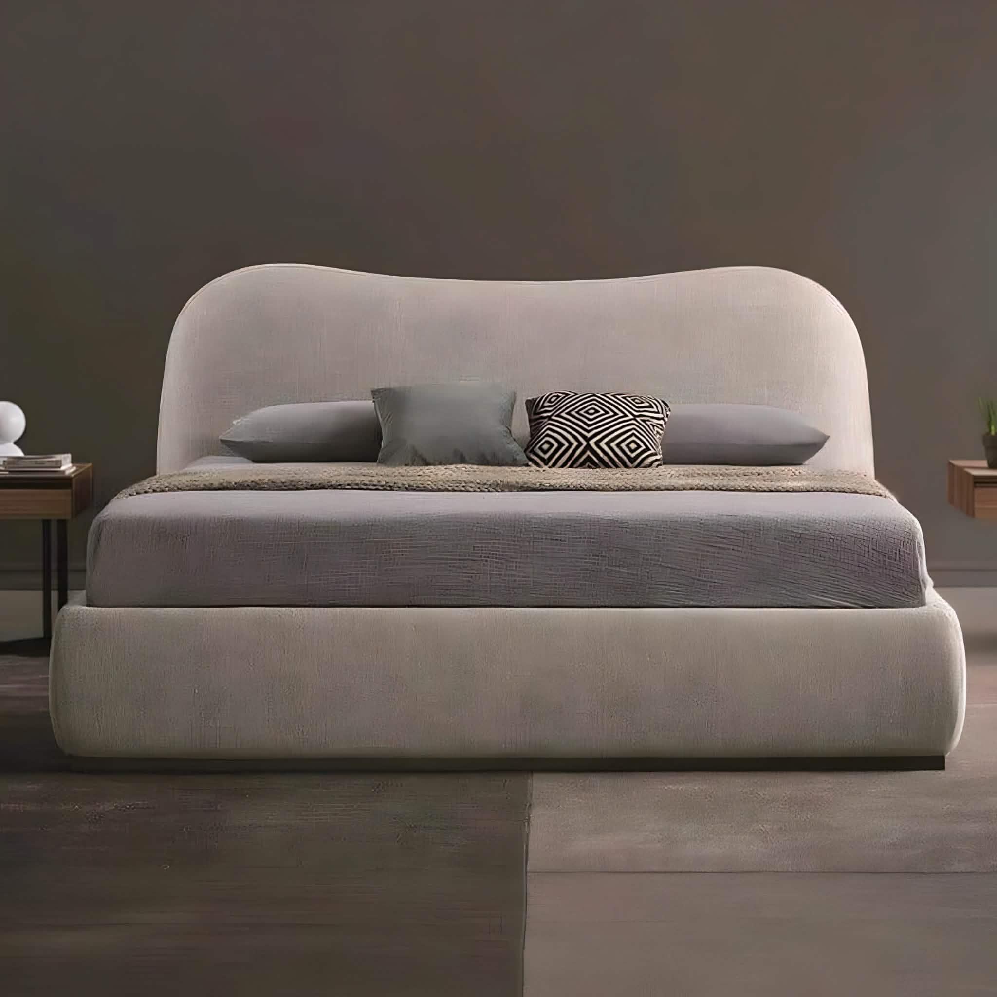 سرير كينج خشب موسكي، 160*195*120 سم