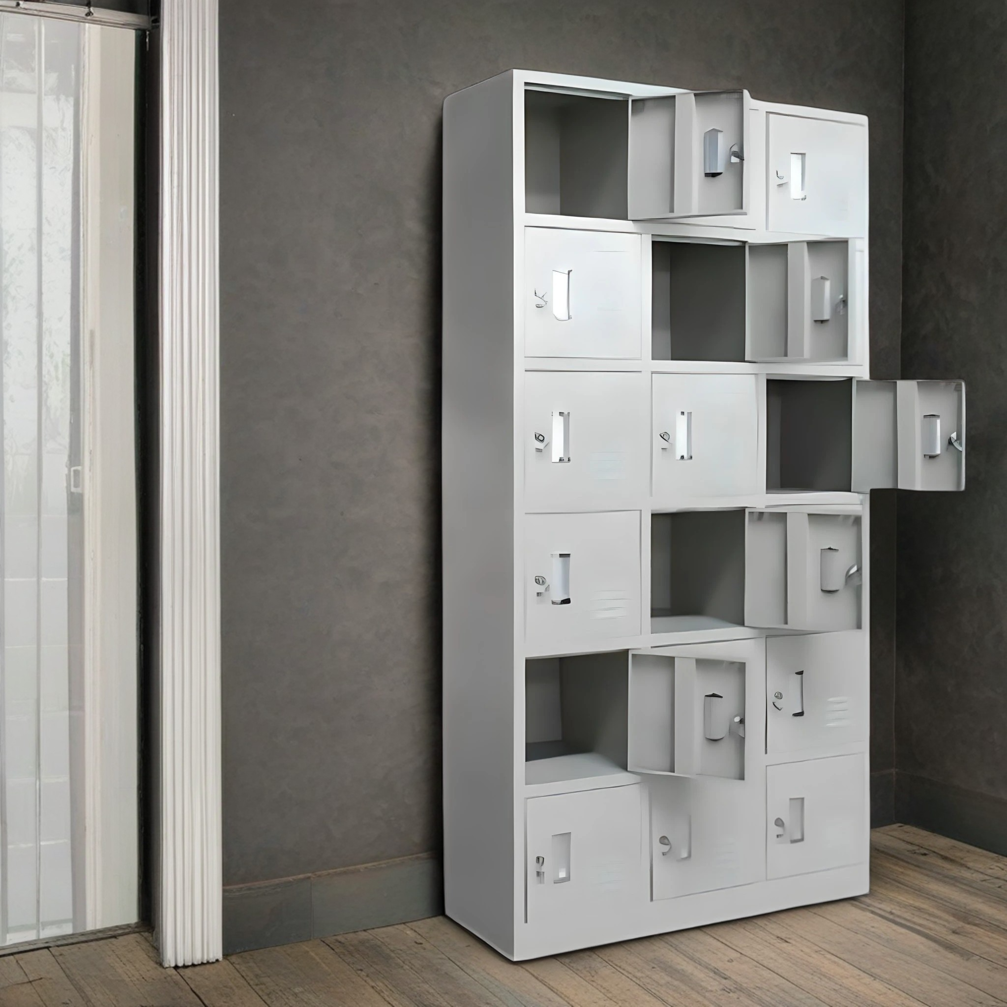 وحدة تخزين معدن، 120*40*190 سم